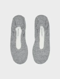 Online White + Warren cashmere ballet slipper GreyHeather