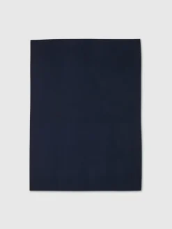 Outlet White + Warren cashmere blanket DeepNavy