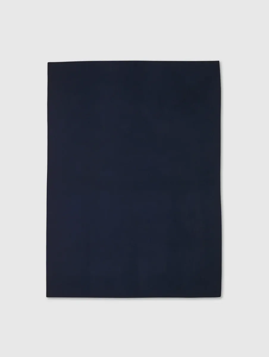 Outlet White + Warren cashmere blanket DeepNavy
