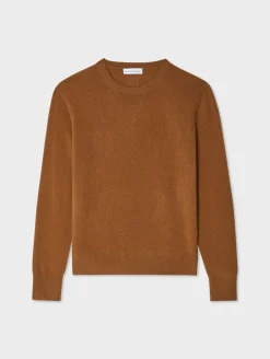 Best White + Warren cashmere crewneck CedarBrown