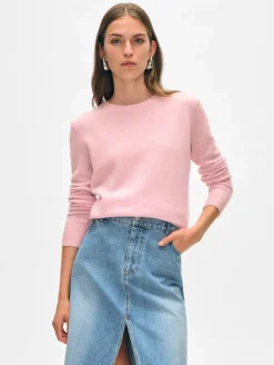 Sale White + Warren cashmere crewneck Primrose