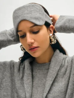 Best White + Warren cashmere eye mask GreyHeather