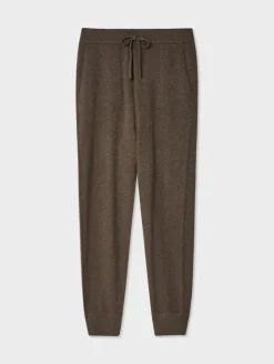 Outlet White + Warren cashmere jogger RussetBrown