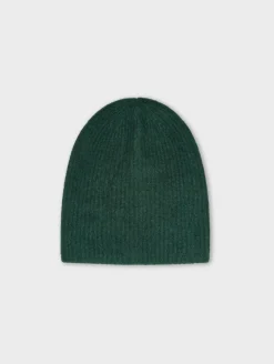 Discount White + Warren cashmere plush rib beanie DeepEmerald