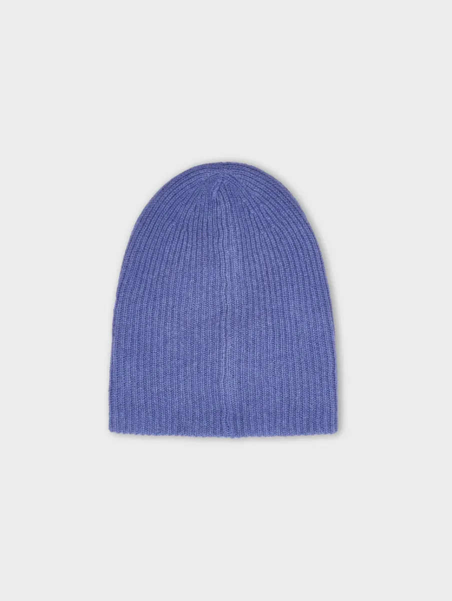 Sale White + Warren cashmere plush rib beanie BlueDusk