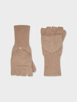 Best White + Warren cashmere pop top glove TrueCamel