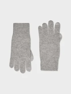 Best White + Warren cashmere texting gloves GreyHeather