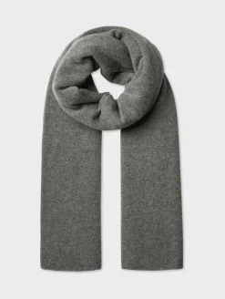 Hot White + Warren cashmere travel wrap GraphiteHeather