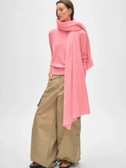 Hot White + Warren cashmere travel wrap PinkLemonade