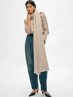 Hot White + Warren cashmere travel wrap SandWispHeather