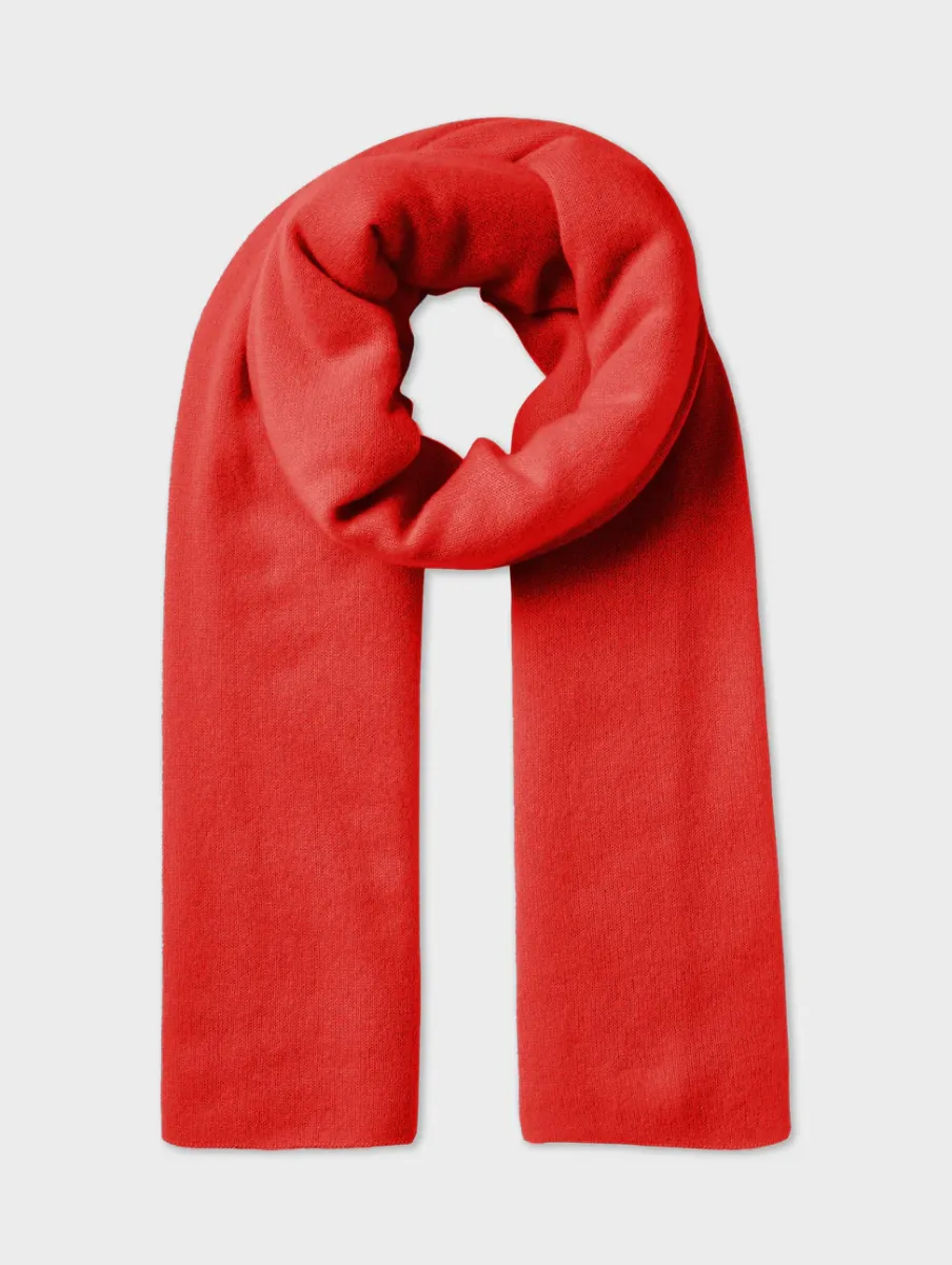 Best White + Warren cashmere travel wrap CarmineRed