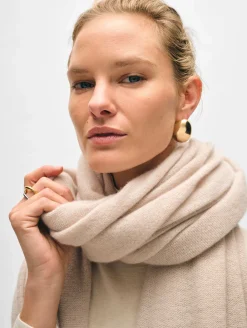 Outlet White + Warren cashmere travel wrap JuteHeather