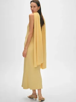Best White + Warren cashmere travel wrap YellowMimosa