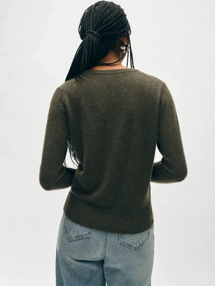 Best White + Warren cashmere v neck ThymeHeather