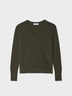 Best White + Warren cashmere v neck ThymeHeather
