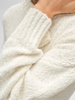 Discount White + Warren cotton slub easy crewneck White